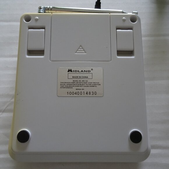 Weather Alert Radio - Midland WR-100 All Hazards NOAA Storm Warning Radio & Manu - Picture 9 of 16